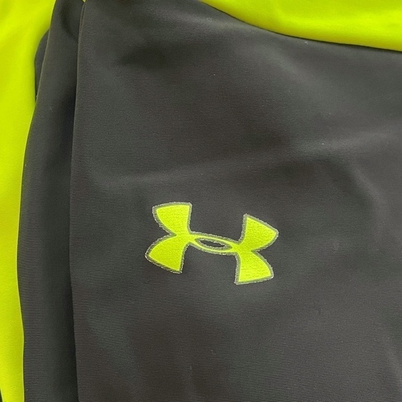 Under armour crop tights leggings neon - Picture 3 of 5